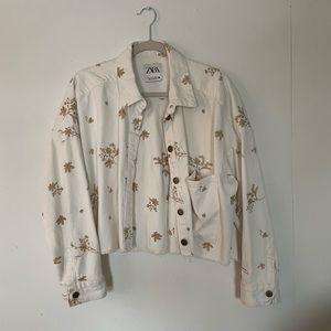 Cropped Embroidered Zara Jacket